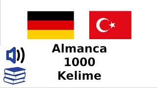 Almanca En Çok Kullanılan 1000 Kelime Tek Video [upl. by Prem]