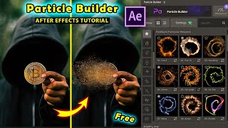 Free Particle Builder Plugin After Effects Tutorial Motion Factory Toolkit [upl. by Llyrehc]