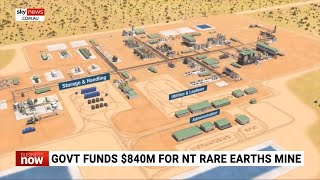 Government invests 840 million into rare earth mine project in Central Aust [upl. by Eirrehs]