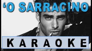 Carosone  O Sarracino  Karaoke Originale  Ch cha cha [upl. by Nereen]