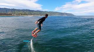 Hydrofoil Surf Heaven in Hawaii [upl. by Ihdin]