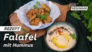 Einfaches veganes Rezept Hummus und Falafel  AOK [upl. by Mehalek]