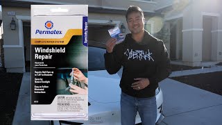 How to fix your Tesla Model 3 windshield crack with a 10 Permatex Windshield Repair [upl. by Jessamyn]