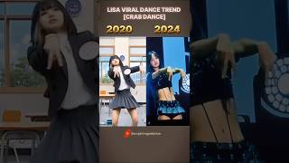 Lisa recreated her viral crab dance😍🖤🔥 Then vs now blackpink lalisa shorts trend mostviral [upl. by Ikoek]