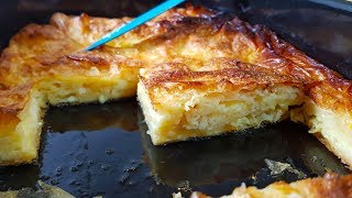 Gibanica prava RECEPT  kako spremiti gibanicu gužvaru [upl. by Afatsuom397]