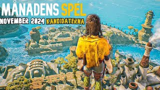 Månadens Spel  November 2024  Kandidaterna [upl. by Eemia]