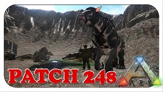 Lets Play ARK Deutsch  Patch 248 DIPLOCAULUS KAPROSUCHUS und CHALICOTHERIUM TAMING  ZÄHMEN [upl. by Ynotna]