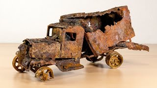 Restoration extreme rusty abandoned 1931´s car truck [upl. by Nerag83]