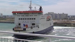 PampO Ferries  Pride of Kent  Dover to Calais [upl. by Berlauda]