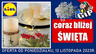 LIDL  Nowa Oferta od Poniedziałku 13112023  Świąteczny Dom [upl. by Aisela186]