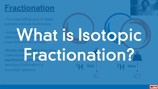 What is Isotopic Fractionation [upl. by Sremlahc]