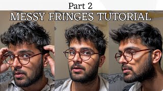 MESSY hair style tutorial  no products [upl. by Adnar]