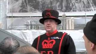 Yeoman Warder At Tower Of London Part III of Four [upl. by Elleahcim47]