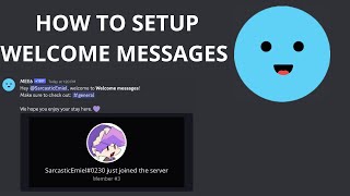 How to Make Welcome Messages on Discord with Mee6 Bot  StepbyStep Tutorial 2023 [upl. by Pirri]