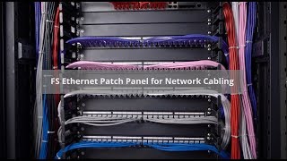 Cat5eCat6 Patch Panel and Blank Ethernet Patch Panel  FS [upl. by Luca254]