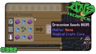 Minecraft DNS Techpack 392 Draconium Seeds Magical Crops Core [upl. by Adnwahsor]