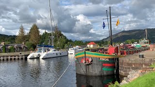 Scotland Walks Caledonian Canal to Loch Ness Fort Augustus [upl. by Ynohtnad]