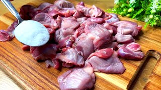 Секрет приготовления мягкого мяса от бабушки 🐔Куриные желудки чтобы муж был доволен [upl. by Asik955]