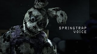 FNAF SFM Springtrap voice by Crashboombanger [upl. by Aimee]