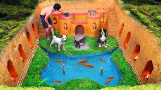 5 CASAS PARA PERROS HECHAS CON TECNOLOGÍA PRIMITIVA Parte 2 [upl. by Harol]