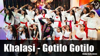 Khalasi Dance Garba  Gotilo  Jhankar Garba Classes  7984822599  Vishal  Aditya Gadhvi x Achint [upl. by Warram]