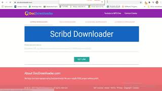 docdownloader scribd descargar documentos gratis [upl. by Shishko]