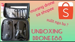 E88 drone affordable aircraft sa halagang 1121flight testing and drone set up part 1 [upl. by Aneehsor]