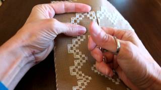 Hardanger Tutorial Cutting and Pulling Out Threads [upl. by Erdnad974]