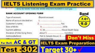 IELTS Listening Practice Test 2023 with Answers Real Exam  302 [upl. by Nesnej537]