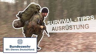 SurvivalTipps 1 Ausrüstung  Bundeswehr [upl. by Elle49]