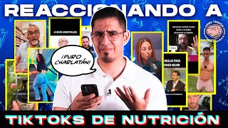 NUTRIÓLOGO reacciona a TIKTOKS VIRALES de NUTRICIÓN 🤯 [upl. by Ellenet]