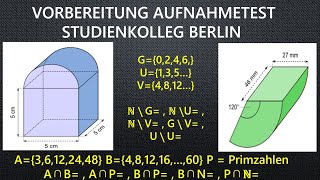 Aufnahmeprüfung Studienkolleg Ergänzung siehe Videobeschreibung [upl. by Ellezaj120]