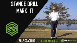 CORRECT WIDTH OF STANCE DRILL  MARK IT [upl. by Mogerly]