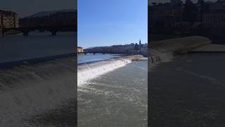 Arno river in Florence 🇮🇹 [upl. by Gerc]