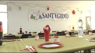 Matera pranzo di Natale con la Comunita di Sant Egidio [upl. by Kcirdez174]