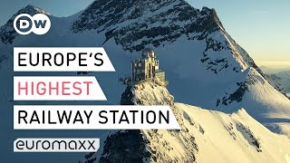 Highest Railway Station In Europe  Jungfraujoch In Switzerland  Europe To The Maxx [upl. by Jim]