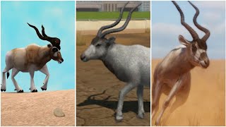 Addax Comparison In 3 Games [upl. by Landsman229]