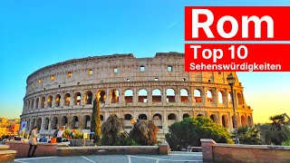 Rom Reiseführer 🌏  Top 10 Sehenswürdigkeiten  Rome City Tour [upl. by Karina]