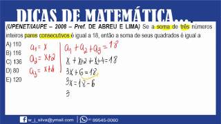 Resolução de questão da UPENET de Progressão Aritmética [upl. by Warfield]