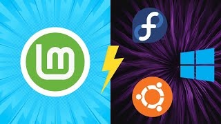 Linux Mint vs Ubuntu vs Fedora vs Windows [upl. by Aihsila226]