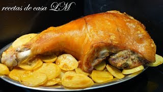 COCHINILLO ASADO DE MANERA MUY FÁCIL CON GUARNICIÓN IDEAL PARA NAVIDAD [upl. by Aisital987]