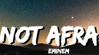 Not Afraid Eminem Lyrics Video OfficialBIueGuy [upl. by Egedan550]