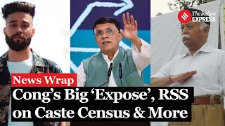 News Wrap  Congress’ Big Expose RSS on Caste Census AAP Leader Arrested amp More [upl. by Lemcke]