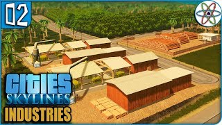 A Exploração de Madeiras  Cities Skylines  Industries DLC 02 [upl. by Converse]