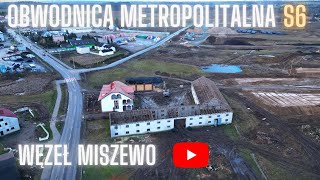 Obwodnica Metropolitalna Trójmiasta  Węzeł Miszewo 012023  4K  Dji mini 3 pro footagecinematic [upl. by Brendon593]