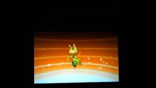 Pokemon Black shiny swadloon evolving [upl. by Leunamnauj]