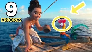 9 Errores más Increíbles de la Película Moana [upl. by Eerehs]