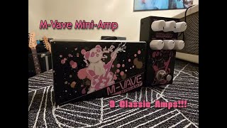 The MVave Mini Amp does 9 Classic Amps Marshall Fender Soldanoetc [upl. by Kara218]