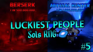 1 in 1000000000  Luckiest people in「 Sols RNG 🌌」pt5 [upl. by Viscardi]