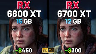 RX 6800 XT vs RX 6700 XT  Test in 12 Games in 2024 [upl. by Fairweather466]